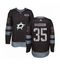 Mens Adidas Dallas Stars 35 Anton Khudobin Authentic Black 1917 2017 100th Anniversary NHL Jersey Mens Adidas Dallas Stars 35 Anton Khudobin Authentic Black 1917 2017 100th Anniversary NHL Jersey