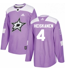 Mens Adidas Dallas Stars 4 Miro Heiskanen Authentic Purple Fights Cancer Practice NHL Jersey Mens Adidas Dallas Stars 4 Miro Heiskanen Authentic Purple Fights Cancer Practice NHL Jersey