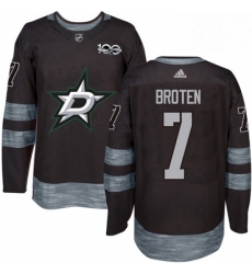 Mens Adidas Dallas Stars 7 Neal Broten Premier Black 1917 2017 100th Anniversary NHL Jersey Mens Adidas Dallas Stars 7 Neal Broten Premier Black 1917 2017 100th Anniversary NHL Jersey