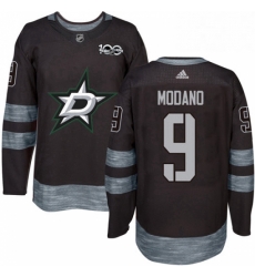 Mens Adidas Dallas Stars 9 Mike Modano Authentic Black 1917 2017 100th Anniversary NHL Jersey Mens Adidas Dallas Stars 9 Mike Modano Authentic Black 1917 2017 100th Anniversary NHL Jersey