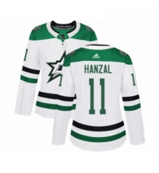 Womens Adidas Dallas Stars 11 Martin Hanzal Authentic White Away NHL Jersey Womens Adidas Dallas Stars 11 Martin Hanzal Authentic White Away NHL Jersey
