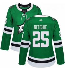 Womens Adidas Dallas Stars 25 Brett Ritchie Authentic Green Home NHL Jersey Womens Adidas Dallas Stars 25 Brett Ritchie Authentic Green Home NHL Jersey
