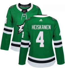 Womens Adidas Dallas Stars 4 Miro Heiskanen Authentic Green Home NHL Jersey Womens Adidas Dallas Stars 4 Miro Heiskanen Authentic Green Home NHL Jersey
