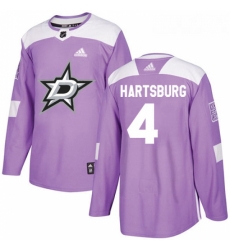 Youth Adidas Dallas Stars 4 Craig Hartsburg Authentic Purple Fights Cancer Practice NHL Jersey Youth Adidas Dallas Stars 4 Craig Hartsburg Authentic Purple Fights Cancer Practice NHL Jersey