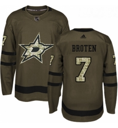 Youth Adidas Dallas Stars 7 Neal Broten Premier Green Salute to Service NHL Jersey Youth Adidas Dallas Stars 7 Neal Broten Premier Green Salute to Service NHL Jersey