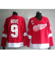 Deroit Red wings 9 HOWE red Jerseys Deroit Red wings 9 HOWE red Jerseys