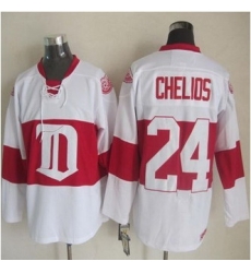 Detroit Red Wings #24 Chris Chelios White Winter Classic CCM Throwback Stitched NHL jersey Detroit Red Wings #24 Chris Chelios White Winter Classic CCM Throwback Stitched NHL jersey