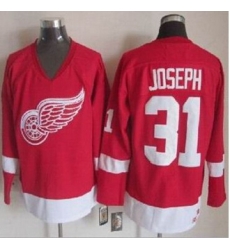 Detroit Red Wings #31 Curtis Joseph Red CCM Throwback Stitched NHL Jersey Detroit Red Wings #31 Curtis Joseph Red CCM Throwback Stitched NHL Jersey