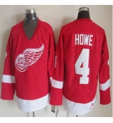 Detroit Red Wings #4 Gordie Howe Red CCM Throwback Stitched NHL Jersey Detroit Red Wings #4 Gordie Howe Red CCM Throwback Stitched NHL Jersey