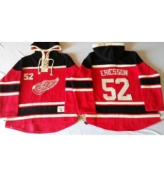 Detroit Red Wings 52 Jonathan Ericsson Red Sawyer Hooded Sweatshirt Stitched NHL Jersey Detroit Red Wings 52 Jonathan Ericsson Red Sawyer Hooded Sweatshirt Stitched NHL Jersey