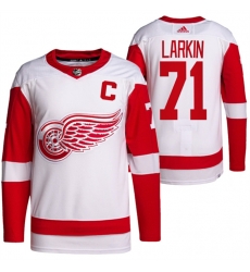 Men Detroit Red Wings 71 Dylan Larkin White Stitched Jersey Men Detroit Red Wings 71 Dylan Larkin White Stitched Jersey