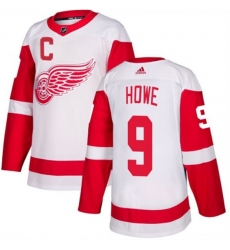 Men Detroit Red Wings 9 Gordie Howe White Stitched Jersey Men Detroit Red Wings 9 Gordie Howe White Stitched Jersey