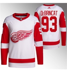 Men Detroit Red Wings 93 Alex DeBrincat White Stitched Jersey Men Detroit Red Wings 93 Alex DeBrincat White Stitched Jersey