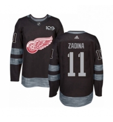 Mens Adidas Detroit Red Wings 11 Filip Zadina Authentic Black 1917 2017 100th Anniversary NHL Jersey Mens Adidas Detroit Red Wings 11 Filip Zadina Authentic Black 1917 2017 100th Anniversary NHL Jersey