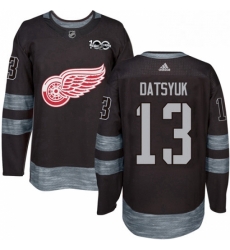 Mens Adidas Detroit Red Wings 13 Pavel Datsyuk Premier Black 1917 2017 100th Anniversary NHL Jersey Mens Adidas Detroit Red Wings 13 Pavel Datsyuk Premier Black 1917 2017 100th Anniversary NHL Jersey