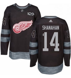 Mens Adidas Detroit Red Wings 14 Brendan Shanahan Authentic Black 1917 2017 100th Anniversary NHL Jersey Mens Adidas Detroit Red Wings 14 Brendan Shanahan Authentic Black 1917 2017 100th Anniversary NHL Jersey