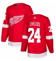 Mens Adidas Detroit Red Wings 24 Chris Chelios Authentic Red Home NHL Jersey Mens Adidas Detroit Red Wings 24 Chris Chelios Authentic Red Home NHL Jersey
