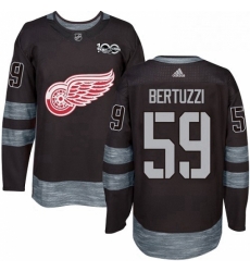 Mens Adidas Detroit Red Wings 59 Tyler Bertuzzi Premier Black 1917 2017 100th Anniversary NHL Jersey Mens Adidas Detroit Red Wings 59 Tyler Bertuzzi Premier Black 1917 2017 100th Anniversary NHL Jersey
