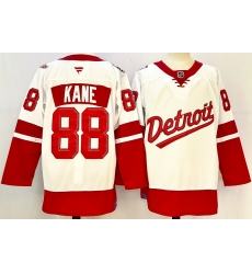 Men's Detroit Red Wings #88 Patrick Kane White 2024-25 Stitched Fanatics Jersey Men's Detroit Red Wings #88 Patrick Kane White 2024-25 Stitched Fanatics Jersey
