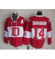 NHL Detroit Red Wings 14 Shanahan classic red jerseys NHL Detroit Red Wings 14 Shanahan classic red jerseys