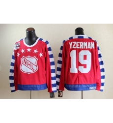 Red Wings #19 Steve Yzerman Red All Star CCM Throwback 75TH Stitched NHL Jersey Red Wings #19 Steve Yzerman Red All Star CCM Throwback 75TH Stitched NHL Jersey