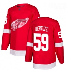 Red Wings #59 Tyler Bertuzzi Red Home Authentic Stitched Hockey Jersey Red Wings #59 Tyler Bertuzzi Red Home Authentic Stitched Hockey Jersey