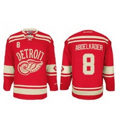 Red Wings #8 Justin Abdelkader Red 2014 Winter Classic Stitched NHL J Red Wings #8 Justin Abdelkader Red 2014 Winter Classic Stitched NHL J