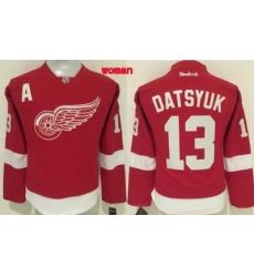 Red Wings #13 Pavel Datsyuk Red Women 27s Home Stitched NHL Jersey Red Wings #13 Pavel Datsyuk Red Women 27s Home Stitched NHL Jersey