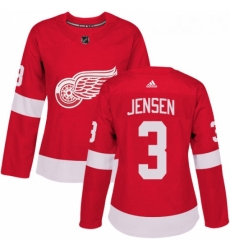 Womens Adidas Detroit Red Wings 3 Nick Jensen Authentic Red Home NHL Jersey Womens Adidas Detroit Red Wings 3 Nick Jensen Authentic Red Home NHL Jersey