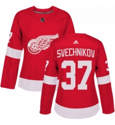 Womens Adidas Detroit Red Wings 37 Evgeny Svechnikov Authentic Red Home NHL Jersey Womens Adidas Detroit Red Wings 37 Evgeny Svechnikov Authentic Red Home NHL Jersey