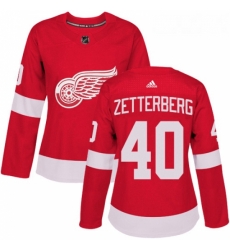 Womens Adidas Detroit Red Wings 40 Henrik Zetterberg Premier Red Home NHL Jersey Womens Adidas Detroit Red Wings 40 Henrik Zetterberg Premier Red Home NHL Jersey