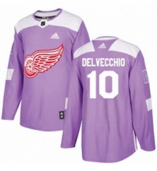 Youth Adidas Detroit Red Wings 10 Alex Delvecchio Authentic Purple Fights Cancer Practice NHL Jersey Youth Adidas Detroit Red Wings 10 Alex Delvecchio Authentic Purple Fights Cancer Practice NHL Jersey