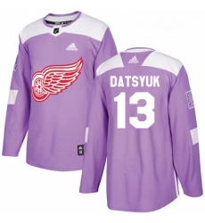 Youth Adidas Detroit Red Wings 13 Pavel Datsyuk Authentic Purple Fights Cancer Practice NHL Jersey Youth Adidas Detroit Red Wings 13 Pavel Datsyuk Authentic Purple Fights Cancer Practice NHL Jersey