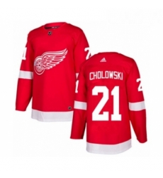 Youth Adidas Detroit Red Wings 21 Dennis Cholowski Authentic Red Home NHL Jersey Youth Adidas Detroit Red Wings 21 Dennis Cholowski Authentic Red Home NHL Jersey