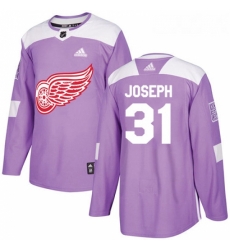 Youth Adidas Detroit Red Wings 31 Curtis Joseph Authentic Purple Fights Cancer Practice NHL Jersey Youth Adidas Detroit Red Wings 31 Curtis Joseph Authentic Purple Fights Cancer Practice NHL Jersey