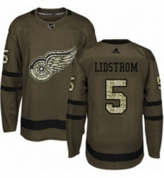 Youth Adidas Detroit Red Wings 5 Nicklas Lidstrom Authentic Green Salute to Service NHL Jersey Youth Adidas Detroit Red Wings 5 Nicklas Lidstrom Authentic Green Salute to Service NHL Jersey