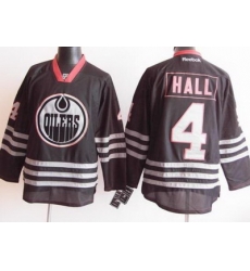 Edmonton Oilers 4 Hall 2012 Black Jerseys Edmonton Oilers 4 Hall 2012 Black Jerseys