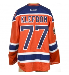 Edmonton Oilers #77 Klefbom Orange NHL Hockey Jersey Edmonton Oilers #77 Klefbom Orange NHL Hockey Jersey