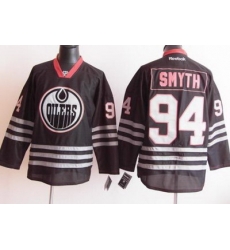Edmonton Oilers 94 Ryan Smyth 2012 Black Jerseys Edmonton Oilers 94 Ryan Smyth 2012 Black Jerseys