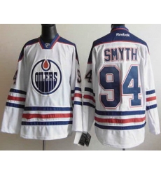 Edmonton Oilers 94 Smyth White NHL Jerseys Edmonton Oilers 94 Smyth White NHL Jerseys