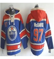Edmonton Oilers #97 Connor McDavid Light Blue Sawyer Hooded Sweatshirt Stitched NHL Jersey Edmonton Oilers #97 Connor McDavid Light Blue Sawyer Hooded Sweatshirt Stitched NHL Jersey