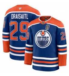 Men Edmonton Oilers 29 Leon Draisaitl Royal 2025 Stanley Cup Final Patch Stitched Hockey Jersey Men Edmonton Oilers 29 Leon Draisaitl Royal 2025 Stanley Cup Final Patch Stitched Hockey Jersey