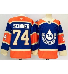 Men Edmonton Oilers 74 Stuart Skinner Royal 2024 25 Heritage Classic Primegreen Stitched Jersey Men Edmonton Oilers 74 Stuart Skinner Royal 2024 25 Heritage Classic Primegreen Stitched Jersey