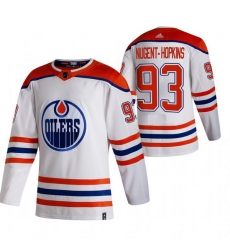 Men Edmonton Oilers 93 Ryan Nugent Hopkins White Adidas 2020 21 Reverse Retro Alternate NHL Jersey Men Edmonton Oilers 93 Ryan Nugent Hopkins White Adidas 2020 21 Reverse Retro Alternate NHL Jersey