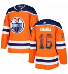 Mens Adidas Edmonton Oilers 16 Jujhar Khaira Authentic Orange Drift Fashion NHL Jersey Mens Adidas Edmonton Oilers 16 Jujhar Khaira Authentic Orange Drift Fashion NHL Jersey