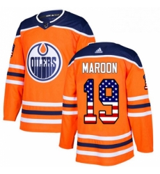 Mens Adidas Edmonton Oilers 19 Patrick Maroon Authentic Orange USA Flag Fashion NHL Jersey Mens Adidas Edmonton Oilers 19 Patrick Maroon Authentic Orange USA Flag Fashion NHL Jersey