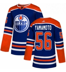 Mens Adidas Edmonton Oilers 56 Kailer Yamamoto Premier Royal Blue Alternate NHL Jersey Mens Adidas Edmonton Oilers 56 Kailer Yamamoto Premier Royal Blue Alternate NHL Jersey