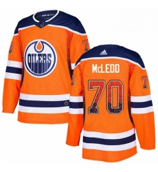 Mens Adidas Edmonton Oilers 70 Ryan McLeod Authentic Orange Drift Fashion NHL Jersey Mens Adidas Edmonton Oilers 70 Ryan McLeod Authentic Orange Drift Fashion NHL Jersey