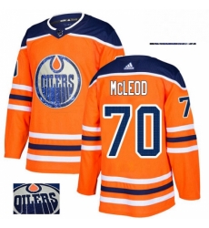 Mens Adidas Edmonton Oilers 70 Ryan McLeod Authentic Orange Fashion Gold NHL Jersey Mens Adidas Edmonton Oilers 70 Ryan McLeod Authentic Orange Fashion Gold NHL Jersey