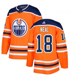 Oilers 18 James Neal Orange Home Authentic Stitched Hockey Jersey Oilers 18 James Neal Orange Home Authentic Stitched Hockey Jersey